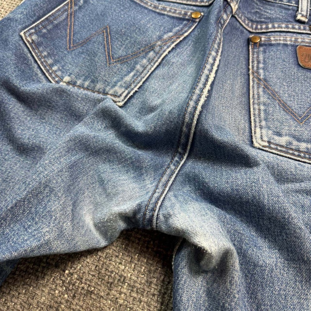 Wrangler Cowboy Cut Jeans Mens 33x30 Blue Medium Wash Straight Leg Vintage 90s - Picture 6 of 16